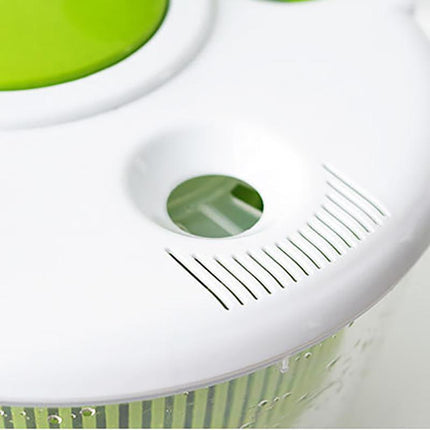 Salad Spinner Vegetable Lettuce Salad Leaves Washer Dryer Serving Bowl Container - Aimall