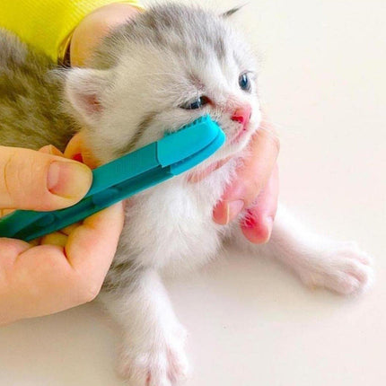 Tear Stain Remover Silicone Pet Eye Brush Grooming Tool for Cats Dogs Cleaning