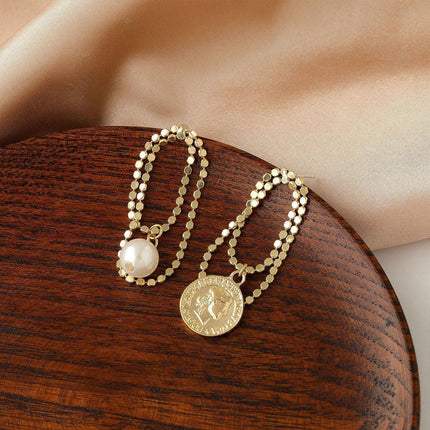 Vintage Asymmetric Long Earrings Fashion Unique Creative Jewelry Design