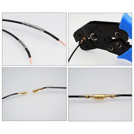 480pcs Spade Crimp Terminals Kit Insulated Electrical Wire Connectors