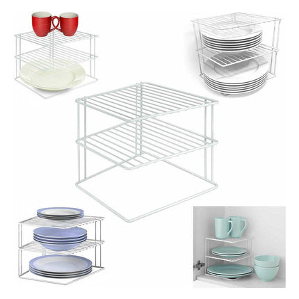 Iron Kitchen Seasoning Rack Kitchenware Storage Shelf Desktop Organizer Home