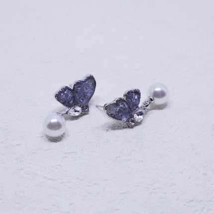 Butterfly Stud Earrings for Women Elegant Jewelry Cute Fashion Earrings for Girl