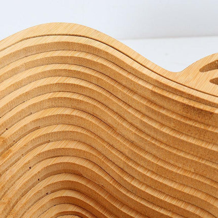 Wooden Fruit and Vegetable Storage Basket for Kitchen Organizing Home Storage