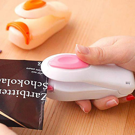 Handheld mini Heat Sealer Poly Bag Sealing Machine Food Portable Plastic Small - Aimall