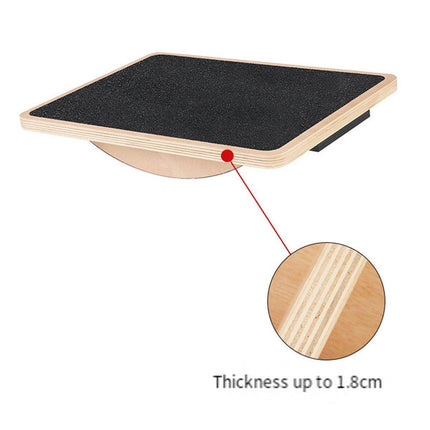 Professional Balance Board Wooden Fitness Wobble Yoga Board Pilate Fitness Train