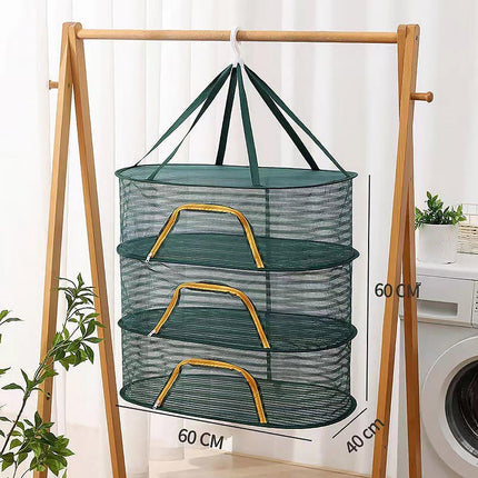 Anti Mosquito Fully Enclosed Drying Net Basket for Fish Vegetables Fruit Herbs