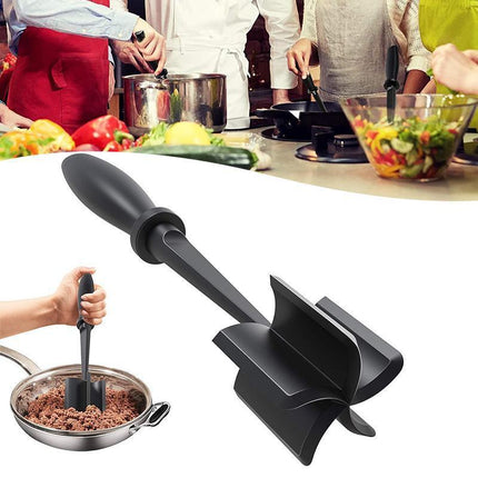 Meat Chopper Ground Beef Masher Heat Resistant Meat Masher Hamburger Chopper - Aimall