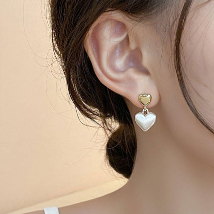 Sweet Love Earrings Elegant Temperament Jewelry Women Trendy Fashion Earrings