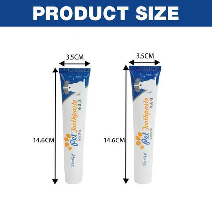 Vanilla-Flavored Edible Toothpaste for Dogs - Oral Care & Fresh Breath - Aimall