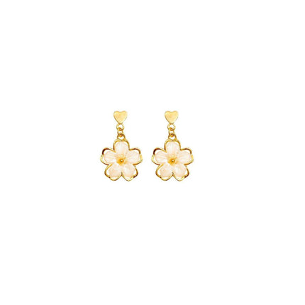 Flower Stud Earrings Premium Quality Elegant Jewelry Women Fashion Accessories