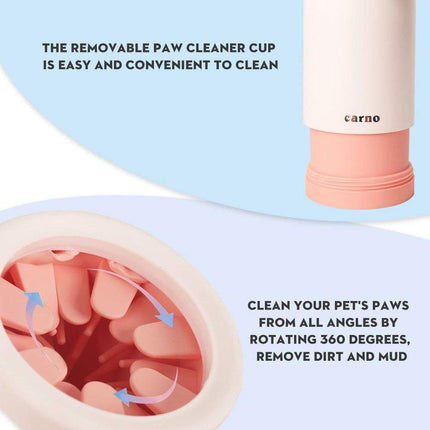 Pet Foot Wash Cup Automatic No-Rub Paw Cleaner Cat Dog Paw Washing Cup Clean