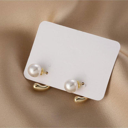 Premium Pearl Earrings Elegant Simple Design Timeless Fashion Jewelry for Women