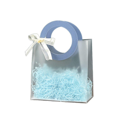 20PCS PP Frosted Gift Bags Plastic Transparent Wedding Tote Birthday Packaging