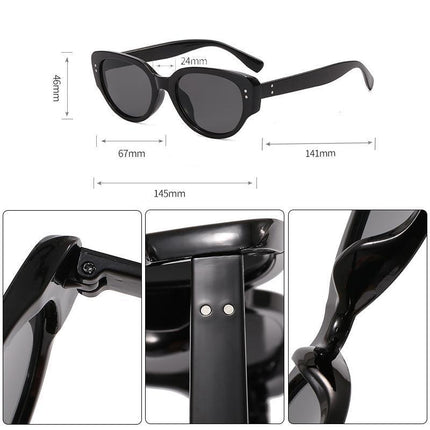 Classic Retro Sunglasses - Coloured Frame (Men's / Women's) Excellent Quality - Aimall