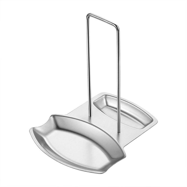 Removable Stainless Steel Pot Lid Spoon Rack Kitchen Draining Storage Holder