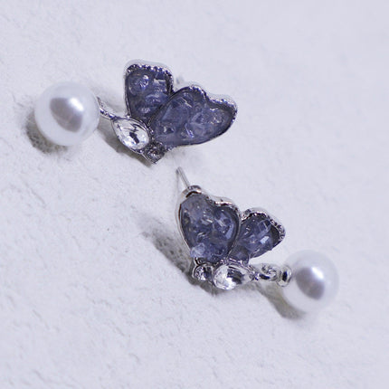 Butterfly Stud Earrings for Women Elegant Jewelry Cute Fashion Earrings for Girl