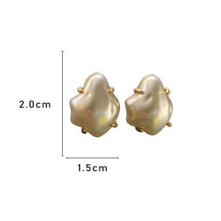 Vintage Irregular Earrings Women Retro Studs Statement Jewelry Fashion Gift