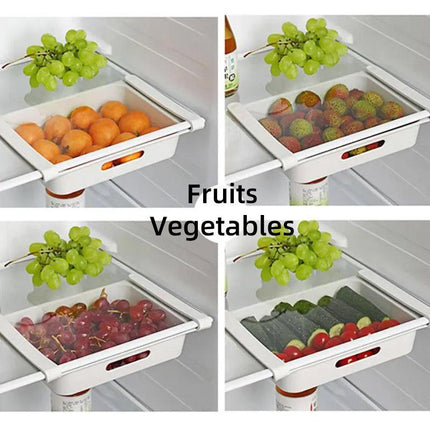 3pcs Pull Out Egg Drawer Organizer for Refrigerator Home Storage Tray Kitchen