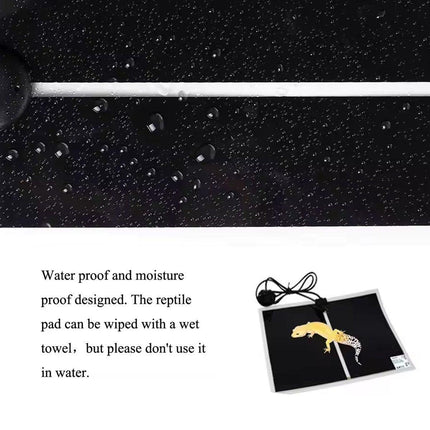 Reptile Heating Mat Pad Electric Heater Warmer for Crab Frog Lizard Pet Care - Aimall