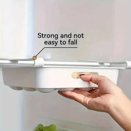 3pcs Pull Out Egg Drawer Organizer for Refrigerator Home Storage Tray Kitchen