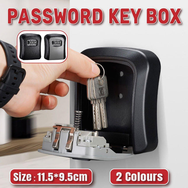 Combination Key Box with Combination Lock for Home Office Security Storage