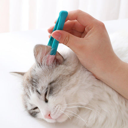 Tear Stain Remover Silicone Pet Eye Brush Grooming Tool for Cats Dogs Cleaning
