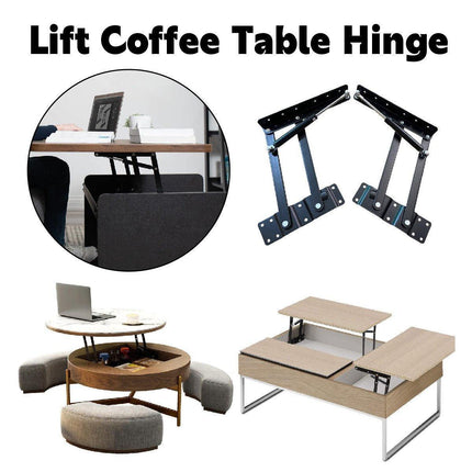 Coffee Table Hinge Lift Up Spring Mechanism for Furniture Hardware Replacement