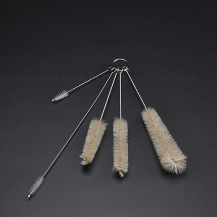 3pk Bottle Brushes Small Cleaning Brush Narrow Neck Tube Cup Glass Straw Cleaner - Aimall