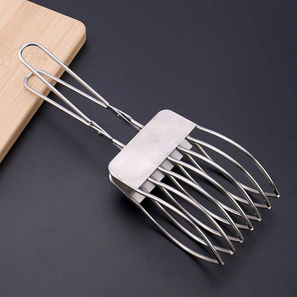 Stainless Steel Ham Bread Slicer Multi-function BBQ Clip Meat Cutter Splitter