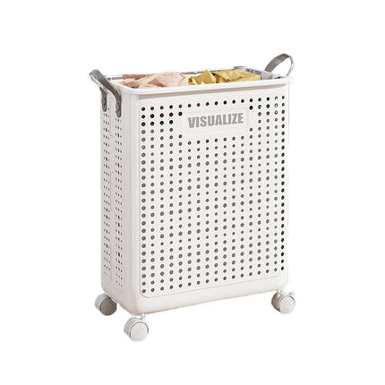 Folding Portable Laundry Basket Multifunctional Storage for Bathroom Household