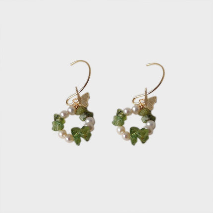Butterfly Earrings Pearl Earrings Fashion Statement Jewelry Women Trendy