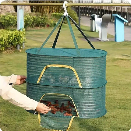 Anti Mosquito Fully Enclosed Drying Net Basket for Fish Vegetables Fruit Herbs
