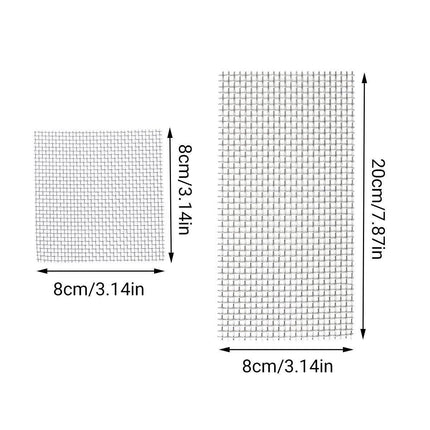 10pcs Stainless Steel Wire Mesh for Water Plants Fish Tank Aquarium Decoration