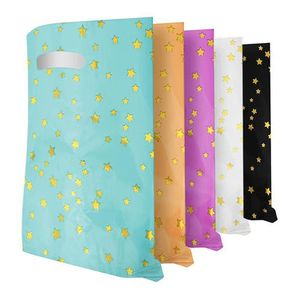 100PCS Kids Favors Aluminum Film Bag Small Five-pointed Star Candy Package Party - Aimall