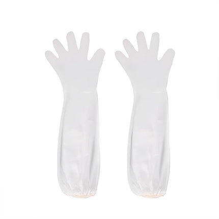 50pcs Waterproof Extended Arm Gloves Household Cleaning Gloves for Kitchen Use