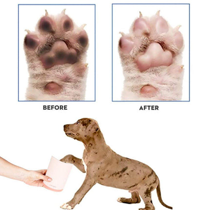 Pet Foot Wash Cup Automatic No-Rub Paw Cleaner Cat Dog Paw Washing Cup Clean