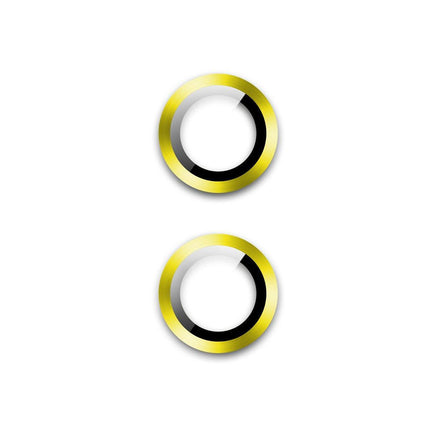 For Apple iPhone 15/15 Plus Camera Lens Protector Glass Screen Metal Ring