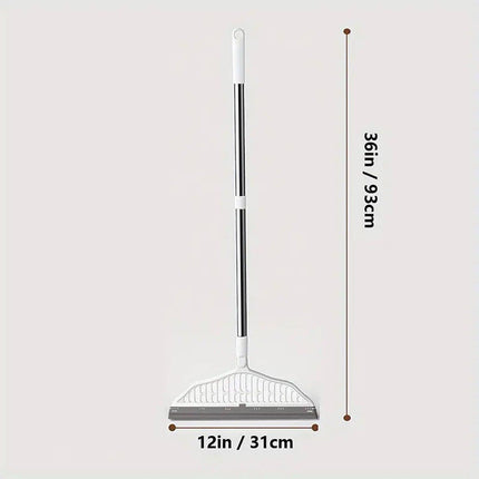Wet and Dry Floor Scraper Dust Sweeper Non-Hair Stick Bathroom Cleaning Tool