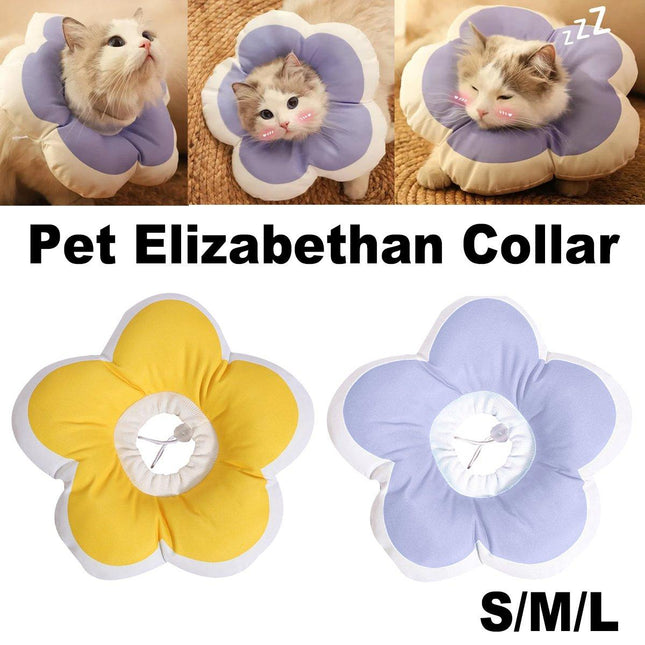 Elizabethan Cat Recovery Collar Anti Licking Pet Cone Protective Neck Ring