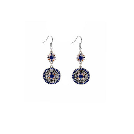Bohemian Sculpted Dreamcatcher Earrings Unique Jewelry for Women Ethnic Style