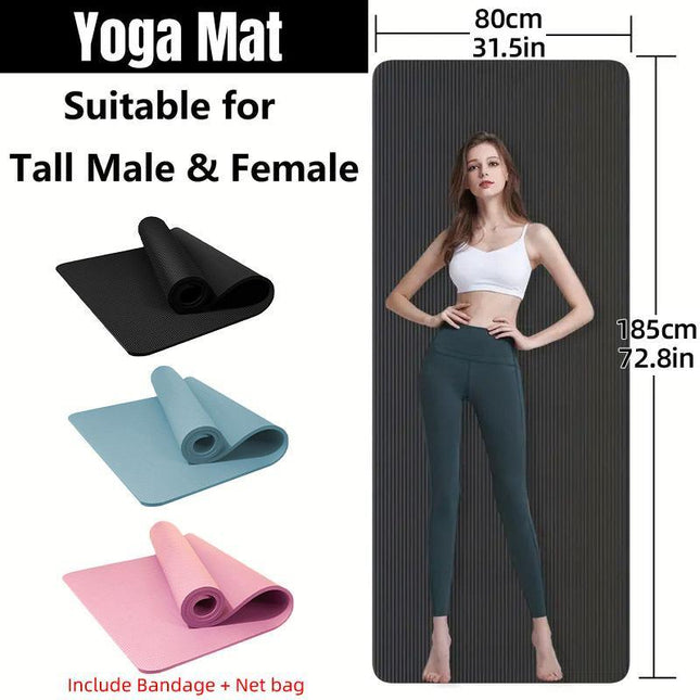 Yoga Mat Dance Mat Sports and Fitness Jump Rope Mat for Men and Women Exercise