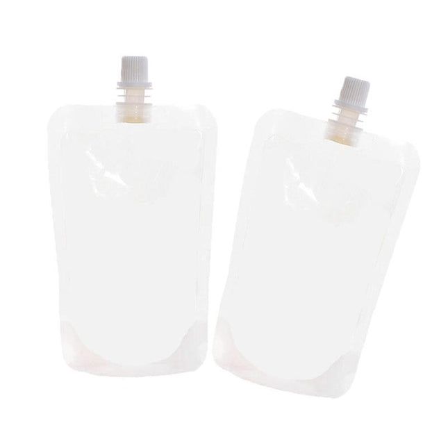 50PCS 250ML Drink Pouch Packaging Bag Stand Up Spout Plastic Makeup Drink Bag - Aimall