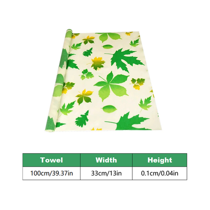 Beeswax Packaging Paper Food Wrap Roll Eco-Friendly Vegetable Preservation Cloth