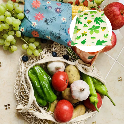 Beeswax Packaging Paper Food Wrap Roll Eco-Friendly Vegetable Preservation Cloth