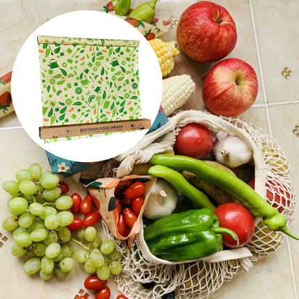 Beeswax Packaging Paper Food Wrap Roll Eco-Friendly Vegetable Preservation Cloth