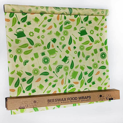 Beeswax Packaging Paper Food Wrap Roll Eco-Friendly Vegetable Preservation Cloth