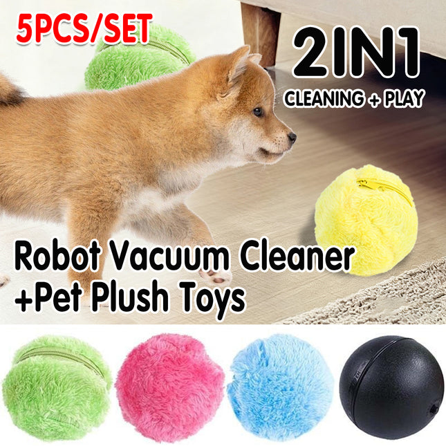 Automatic Magic Roller Ball Cleaner for Pet Active Electric Rolling Cleaner