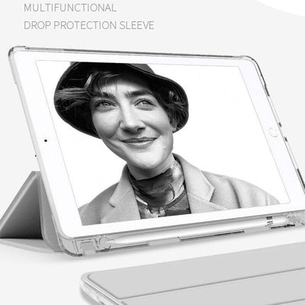 Smart Silicon iPad Case Cover&Pen Holder For Apple iPad 2019 - Aimall