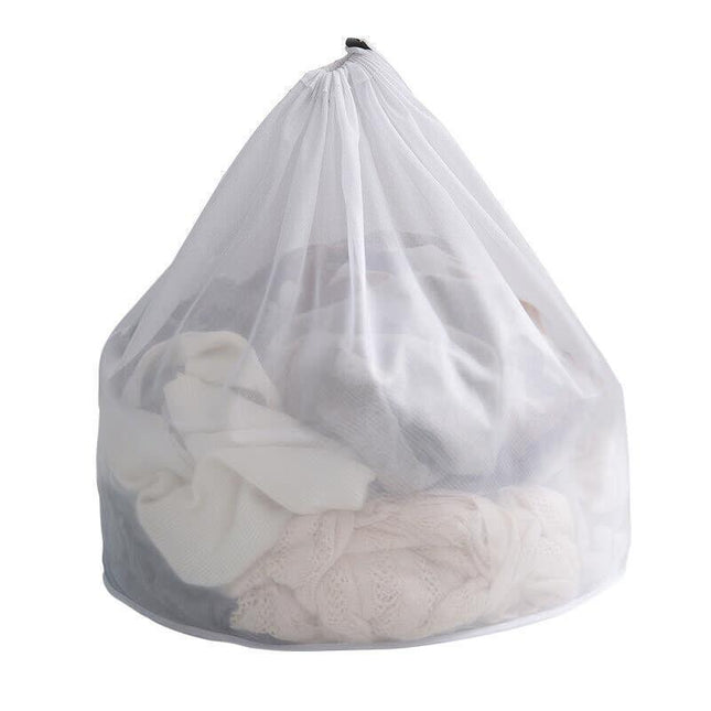 Drawstring Laundry Wash Bag Fine or Coarse Mesh Lingerie Delicate Clothes XL - Aimall