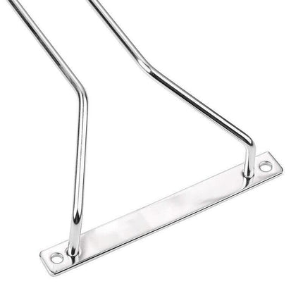 Wine Glass Cup Holder Hanging Bar Hanger Steel Wine Rack Shelf Champagne Storage - Aimall